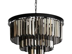Candelabru Noir Diamond Black 400, LED inclus, 5 surse de iluminare